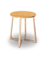 Olm V-Legged Round Sofa Dining Table (Natural)