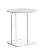 Duged Round Sofa Dining Table (White)