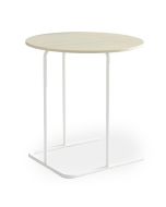 Duged Round Sofa Dining Table (Natural/White)