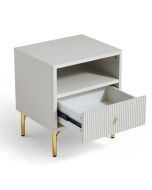 Zoilo 0.45M Bedside Table (Greige)