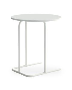 Duged Round Sofa Dining Table (White)