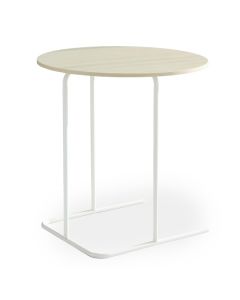 Duged Round Sofa Dining Table (Natural/White)