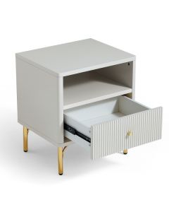 Zoilo 0.45M Bedside Table (Greige)